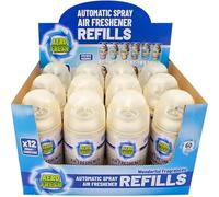 PaulStore 3 X FRESH AUTOMATIC SPRAY REFILLS 250ML AIR FRESHNER ODOURS CHOSE YOUR OWN (Milky Vanilla Bean)
