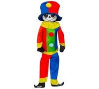 PaulStore 30cm Halloween The Boo Crew Plush Characters - Cute Skeleton and Pumpkin Soft in Spooky Costumes, Perfect Halloween Décor and Gift (Clown Outfit Only)