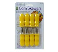PaulStore 8Pcs Corn on The Cob Holders, Sweetcorn Skewers Prongs for BBQ