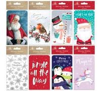PaulStore 8X Christmas Money Envelopes Gift Card Voucher Wallet ~ Self-Sealing (8Pc Money Wallet)