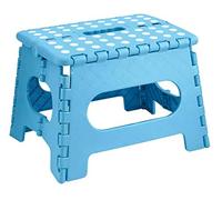 PaulStore FOLDING HANDY STEP STOOL KITCHEN BATHROOM STORAGE COLLAPSIBLE MULTI PURPOSE USE (Blue)