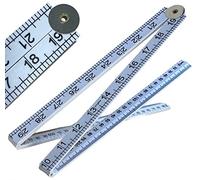 PaulStore Folding Plastic Ruler 1m 3ft Easy to Read Metric Imperial Markings