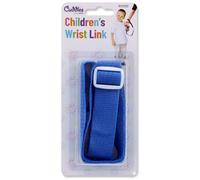 PaulStore Kids Safety Harness Walking Wrist Link Band, Pink Toddler Rein Strap with Adjustable Buckle, Anti Lost Wrist Cuff Leash for Child Safety, Outdoor Travel & Shopping Malls (Blue)