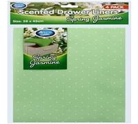 PaulStore Scented Drawer Liner Sheets 1 PACK 4 SHEETS JASMINE ROSE LAVENDER OCEAN 58X43CM