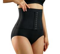 Pauraju Moringa 4-in-1 Micro-Particle Fat-Burning Sculpting Shorts Seamless High Waist Tummy Control Shapewear Knickers & Butt Lifter Body Shaper for Women Soft Breathable Comfortable Shaper Briefs