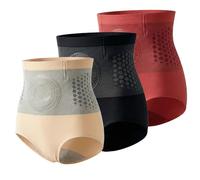 Pauraju Moringa & Berberine 4-In-1 Micro-Particle Sculpting & Fat-Burn Shorts, Pauraju Fat Burning Sculpting Shorts, Women Nano Bioactive Fat Burning Shapewear for Party, Everyday Wear (3PCS,XL)