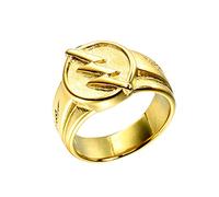 PAURO Men's Ring Stainless Steel Biker Donner Signet, Metal, Metal