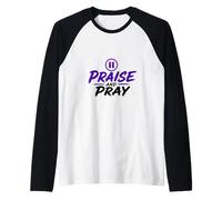 Pause. Praise. Pray. Raglan Baseball Tee