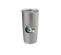 Pause. Sleeping Cat Design Stainless Steel Insulated Tumbler
