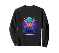 Paused Planet Gaming Control System Sweatshirt