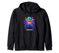 Paused Planet Gaming Control System Zip Hoodie