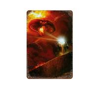 PAUSUDJEIL Movie Lord of The Rings You Shall Not Pass Poster Wall Decor Art Metal Tin Poster Modern Home Decor Art Metal Poster Home Bar Shop Decorations Vintage Sign Gift 11.8"x7.9"