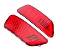 PAUZCSEC Warning reflector Compatible With Jeep For Compass North 2013 2014 2015 2016 Rear Bumper Reflector Light Cover 2 PCS Red OEM：57010720AC CH1185100