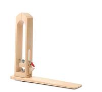 Pauzle 360° Rotatable Wood Sewing Pony - Leather Craft Horse for Stitching Lacing DIY Artwork - Beige, One Size Only