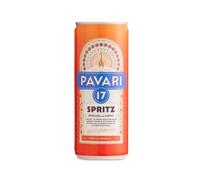 Pavari 17 Spritz | Refreshing Non-Alcoholic Mediterranean Spritz | Ready to Serve Cocktail, 12 x 250ml (12 pack)