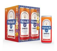 Pavari 17 Spritz | Refreshing Non-Alcoholic Mediterranean Spritz | Ready to Serve Cocktail, 4 x 250ml (4 pack)