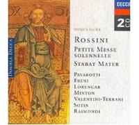 PAVAROTTI/FRENI/LORENGAR/SOTIN/RAIMONDI - PETITE MESSE/STABAT MATER 2 CD NEW