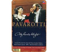 Pavarotti & Friends 8 - My Heart's Delight Movie Poster Home Wall Art Decoration Retro Metal Tin Sign 8x12 inch