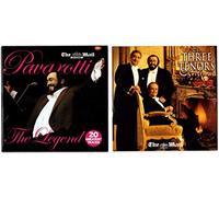 Pavarotti - Pavarotti The Legend & The Three Tenors 2 CDs - Rare Promotional Issues By The Mail On Sunday