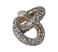 Pavé Infinity Knot Heart Charm - female - Pandora - Brooches - Gray - ONE SIZE - Accessories ONE SIZE