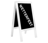 Pavement Board Wooden Blackboard A Board Weatherproof 47" x 26" 24H Courier DELIVERY to UK Main Land as Standard !!! Code Heavy (White)