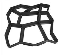 Pavement Concrete Mould Paving DIY Plastic Path Maker Mold Manually Paving Cement Brick Stone Road Concrete Molds Tool(C)
