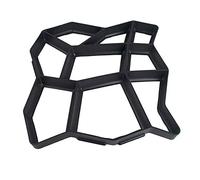 Pavement Concrete Mould Paving Manually Paving Cement Brick Concrete Molds DIY Plastic Path Maker Mold Garden Stone Road Decoration(1)