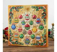 Pavemlo Christmas Ornament and Holly Pearl Diamond Art Kit for Adults