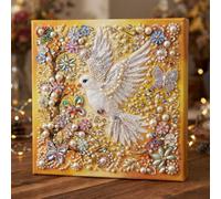 Pavemlo Dove Pearl Diamond Art Kit for Adults