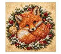 Pavemlo Pearl Art Kits for Adults Diamond Painting Kits R02 | Fox pearl diamond art kits for adults, Christmas Craft Room Decor, 16 x 16 inch, Christmas Relaxing Leisure Gift