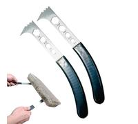 Paver Extractor Tool - 2-Piece Heavy-Duty Ergonomic - Stone Remover Paver Lifter,for Sidewalk Yard Brick Block Stone Replacement Installation Laying Lifting Moving