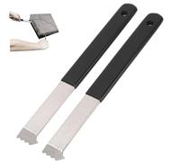 Paver Removal Tool, 2PCS Paver Extractor Tool with Sawtooth and Non Slip Handle for Garden Lawn Yard Patio Brick Block Replacement