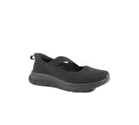 Pavers Active Slip On Mary Janes - Black-Black Size 8