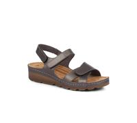 Pavers Adjustable Cushioned Sandals In Metallics Metallics 7
