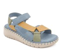 Pavers Adjustable Fastening Cushioning Sandals - Blue Multi Size 5