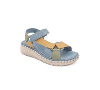 Pavers Adjustable Fastening Cushioning Sandals - Blue Multi Size 5