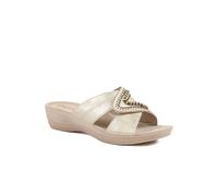 Pavers Women's Adjustable Lightweight Mule Sandals in Gold | Size: 7 Pavers Gold 7