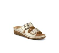 Pavers Adjustable Mule Sandals In Gold Gold 2