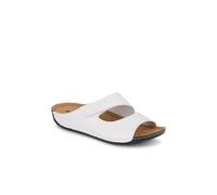 Pavers Adjustable Touch-Fasten Mules - White Size 6