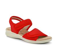 Pavers Adjustable Touch-Fasten Sandals - Red Size 6