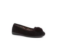 Pavers Ballerina Slippers In Black Black 6