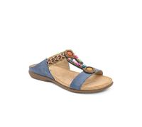 Pavers Women's Beaded Lightweight Mule Sandals in Blue | Size: 5 Pavers Blue 5