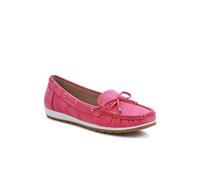 Pavers Bow Detailed Moccasins - Fuchsia Size 6