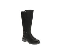 Pavers Buckle Detail Long Boots - Black Size 7
