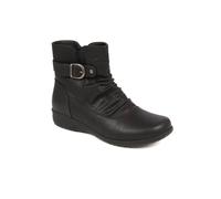 Pavers Buckle-Detailed Ankle Boots In Black Black 4