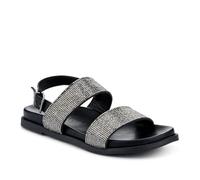 Pavers Buckled Slingback Sandals - Black Size 6