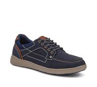 Pavers Bungee-Laced Casual Slip-Ons - Navy Size 12