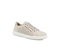 Casual Breathable Zip Trainers - Beige Size 7