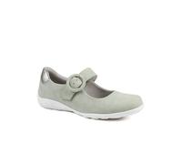 Pavers Casual Buckle Fasten Mary Janes - Sage Size 8