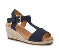 Pavers Women's Casual Buckled Espadrilles in Navy | Size: 6 Pavers Navy 6